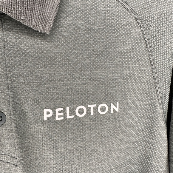 🍋 NWOT Lululemon Peloton Men's Medium Polo / Golf Shirt - Picture 2 of 6